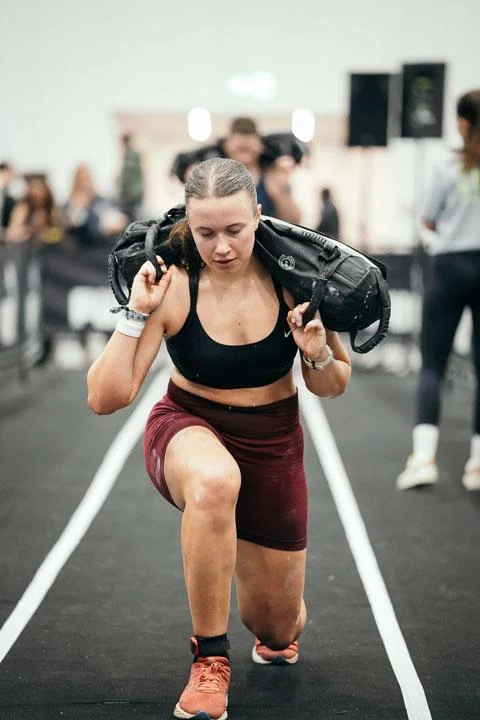 Sandbag Lunges